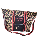 VS Victoria&#39;s Secret Wild Leopard Hot Pink Black 2019 Weekender Tote Bag... - £14.49 GBP