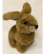 Fiesta Brown Rabbit Plush Sitting 8 inches Stuffed Bunny Animal Easter B... - £7.57 GBP