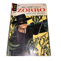 Walt Disney Zorro Garcia&#39;s Secret No. 8 December 1967 12 Cent Gold Key - £5.43 GBP