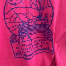 Vintage Single Stitch 1991 GE EAA Picnic Pink Shirt SZ XL Jerzees - £14.01 GBP