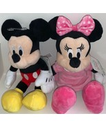 Mickey &amp; Minnie Mouse Plush Disney Baby Toy NEW - £11.71 GBP