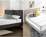Zinus Shalini Upholstered Platform Bed Frame 12 Inch Memory Foam Spring ... - $1,052.99