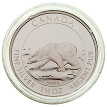 2013 Canada $8 Dollar Polar Bear Proof Silver Coin w/ Box &amp; CoA - £118.29 GBP