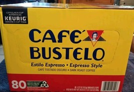 80ct. Café Bustelo Espresso Style Coffee K-Cups. - £37.45 GBP