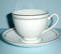 Waterford China Padova Teacup &amp; Saucer New - $26.90