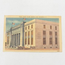 Vintage Public Library Rundel Memorial Building Rochester New York Postcard - £41.93 GBP