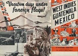 Pan American World Airways West Indies Air Travel Brochure 1950 - $21.84