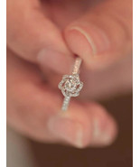 Round Simulated Diamond Women&#39;s Gorgeous Wedding Band Ring 14k White Gol... - $112.19