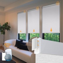 Motorized Blinds No Drill Automatic Blinds for Windows Cordless Roller S... - $1,229.45 MXN