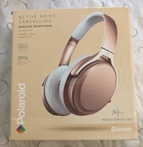 Polaroid Active Noise-cancelling PNC455GD Wireless Headphones Rose Gold - £78.72 GBP