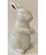 Threshold BUNNY Porcelain Pepper Shaker NEW Cute Gold Ear Accent ~ Decor... - £8.58 GBP