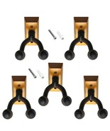 FREE SH - 5 GUITAR HANGER HOOK HOLDER WALL MOUNT DISPLAY STAND, fit Most... - £48.60 GBP