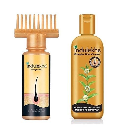Primary image for Indulekha Bringha Hair Oil 100 Ml & Hair Cleanser shampoo 200 Ml (Free shipping)