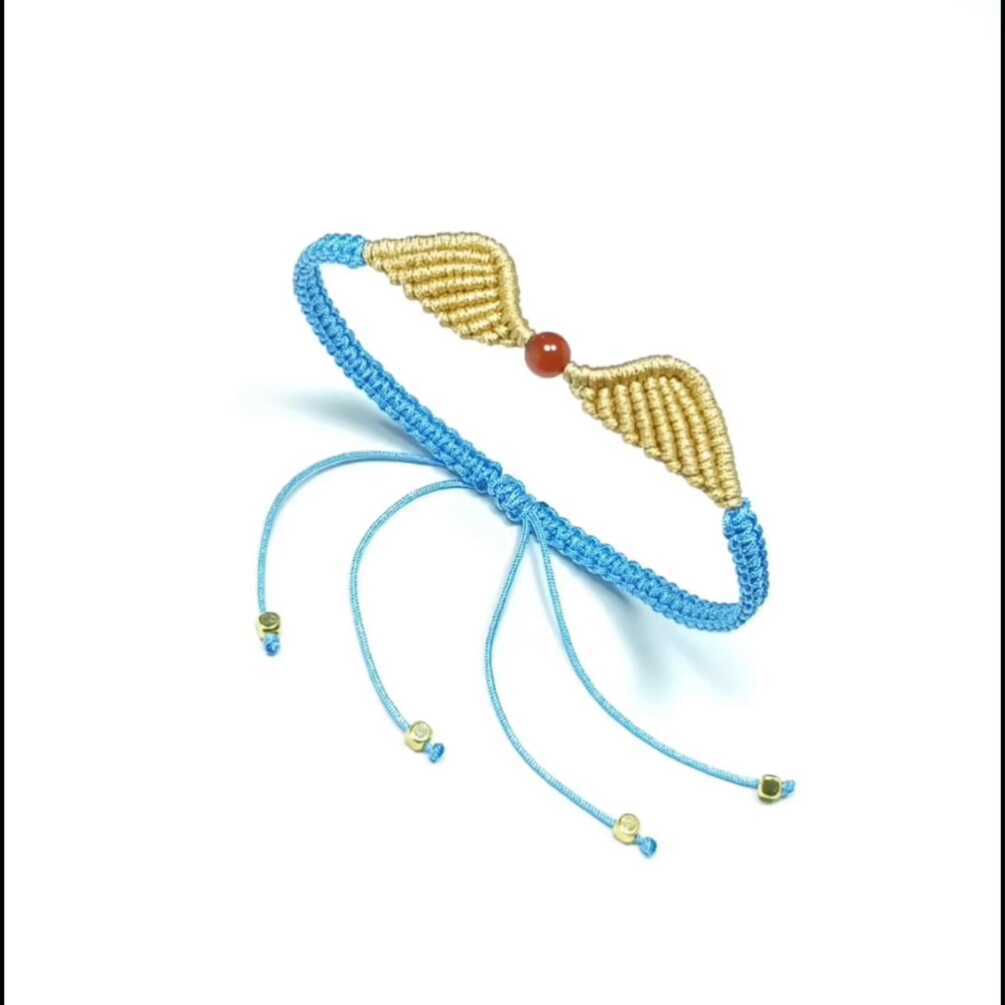 DIY Angel Wings Macrame Bracelet Tutorial - Craft Your Own Celestial Jew... - $3.99