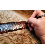 NEW DOUBLE ENDED SCRIBE TOOL Flint Knapping Primitive Skinning Knife Ish... - €8,61 EUR