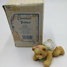 Cherished Teddies Betsey &quot;First Step to Love&quot; 624896 Baby Figurine w/ Bo... - $10.15 CAD