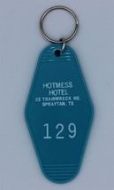 Junkyard Glam Motel Keychain Hotmess Random Room Number Fun Key Fob - $6.48