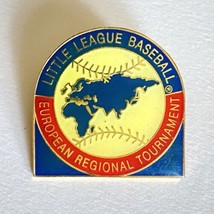 Little League Baseball European Regional Tournament Enamel Souvenir LapelHat Pin - £19.53 GBP