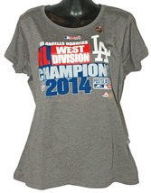 Los Angeles LA Dodgers NL West Division Champs - Women JR Xlarge Grey Sh... - $12.00