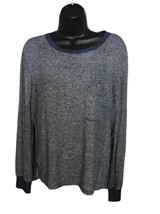 Stars Above Sweater M Navy Blue/White Striped Casual Lounge Soft Modal K... - £6.00 GBP