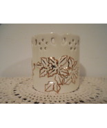votive candle holder Baum Bros Formalities gold ivory tealight holder ca... - $285.10 MXN