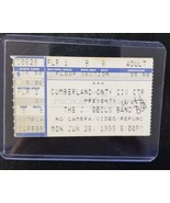 THE J. GEILS BAND - VINTAGE JUNE 28, 1999 USED CONCERT TICKET STUB - $10.00