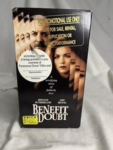 VHS Benefit Of A Doubt Donal Sutherland Promotional Tape Screener - £15.50 GBP