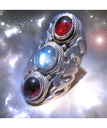 Haunted RING SACRED WORDS COME TO LIGHT MANIFEST DESIRES  HIGHEST LIGHT ... - $449.70 CAD