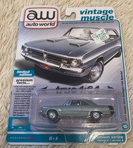 1971 Dodge Dart Swinger 340 1/64 Diecast Car Auto World &amp; Aw Key Chain Bonus Ltd - £12.45 GBP