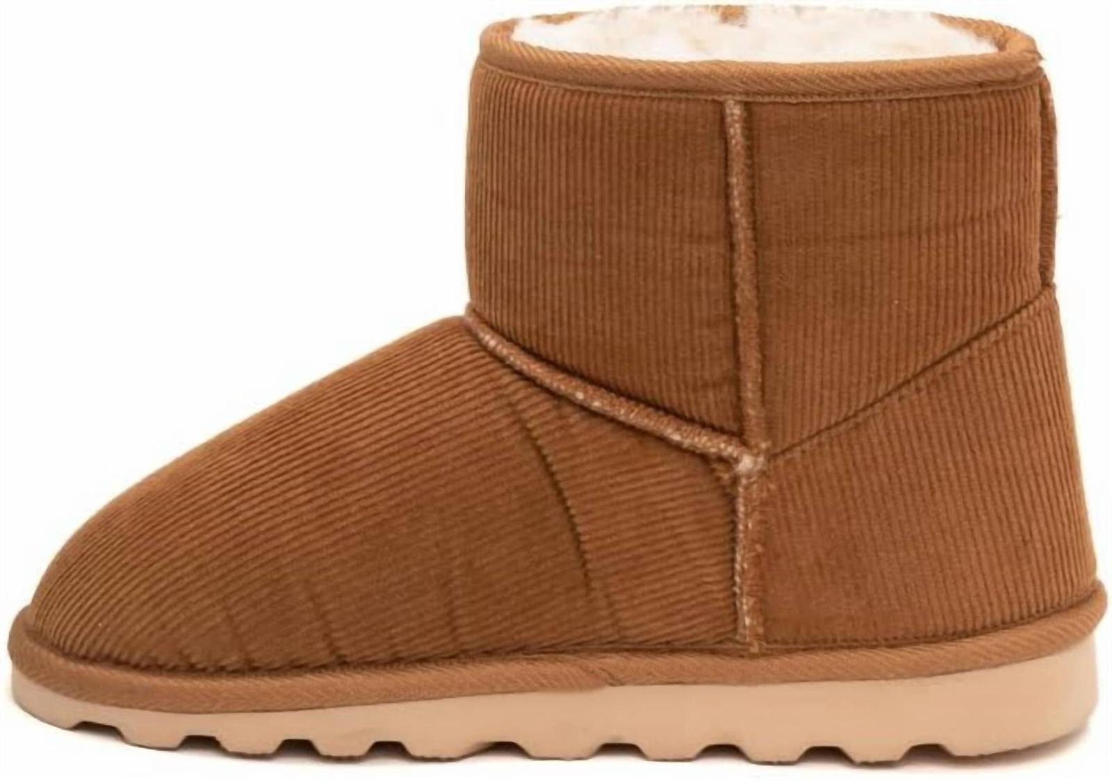 Corkys Footwear Women&#39;s Comfort Bootie Chestnut Cordurory - $50.00