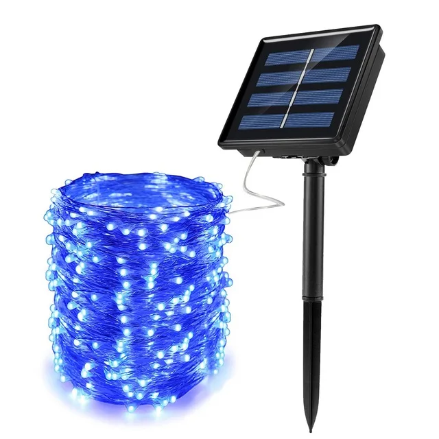 Solar String Light 5m 10m 20m LED Copper wire Fairy Tale Indoor Outdoor ... - £128.81 GBP