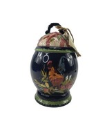 Tracy Porter Blue THE STONEHOUSE FARM COLLECTION Canister Cookie Jar w Lid - $369.71 MXN