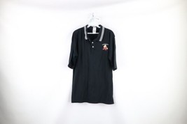 Vintage Y2K 2000 Looney Tunes Mens XL Spell Out Yosemite Sam Golf Polo Shirt - £27.02 GBP