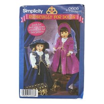 Simplicity Sewing Pattern 0608 Doll Clothes Victorian Historical - $8.99