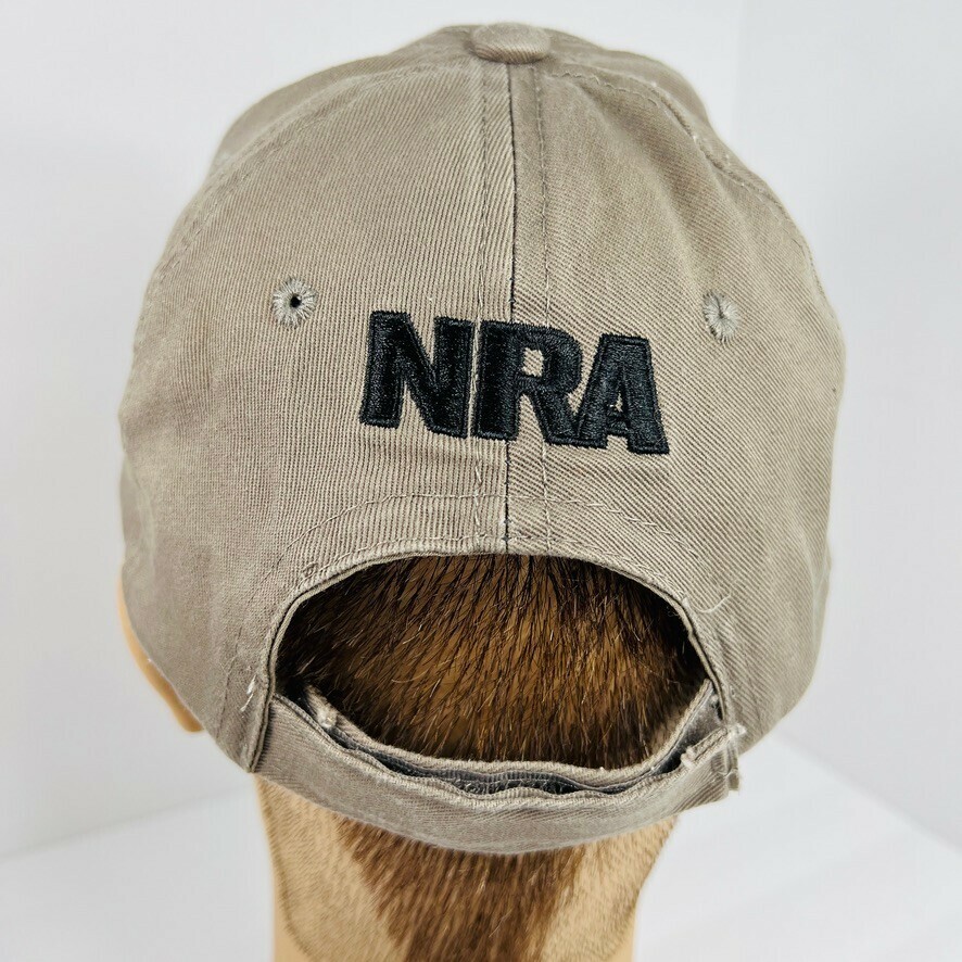 NRA Embroidered Hat Baseball Cap National Rifle Association Eagle Cross Guns Item image 5