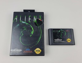 Sega Genesis &quot;Alien 3&quot; 1993 100% Authentic Cart &amp; Case Very Good Condition - $17.41