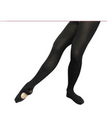 Body Wrappers A31X Women&#39;s Plus Size 1X-2X Black Convertible Tights - £11.44 GBP