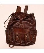 Satchel Moroccan Leather Backpack Handmade Rucksack Shoulder Purses Unis... - $95.66 CAD