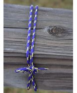 Purple and Yellow LSU Colored Shoe Laces 45&quot; Long enough for 7 Pairs of ... - $8.37 CAD