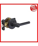 Stylish Matte Black Privacy Door Lever with Key Lock - Contemporary Design - $458.70 MXN