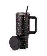 40 oz Colored Confetti Insulated Stainless Steel Tumbler with Handle & S... - $270.40 MXN 40 oz Colored Confetti Insulated Stainless Steel Tumbler with Handle & S... - $270.40 MXN