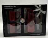 Espresso Gift Set 2 Espresso Cups &amp; Coffee Maker - $24.00