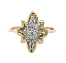 Authenticity Guarantee

14k Yellow Gold 1/4ctw Diamond Cluster Ring 3.4g Size... - $783.02