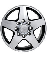 2001-2010 GMC Sierra 2500 3500 HD Black &amp; Machine 20" 8 Lug 8x6.5 Wheels... - $1,226.61