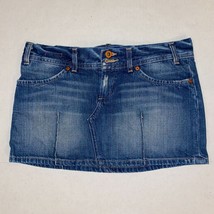 Big Star Womens Cotton Denim Mini Skirt Agate, Size 28 (Made in USA) - $16.99