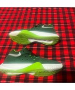 Nike Green and White Athletic Shoes with Dynamic Design - $42.08