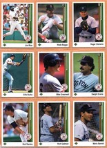 1989 Upper Deck Boston Red Sox Team Lot 25 dif Wade Boggs Jim Rice Roger Clemens - £1.59 GBP