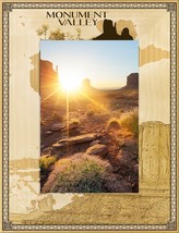 Monument Valley Utah Laser Engraved Wood Picture Frame Portrait (4 x 6) - $29.99