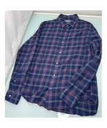 Bonobos Men Flannel Shirt Lightweight Tencel Cotton Button Up Slim Fit M... - £15.55 GBP