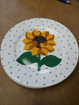 RARE B&amp;D Tabletops Unlimited &quot;SUNFLOWER SEEDS&quot; pattern Bread Plate - £4.73 GBP